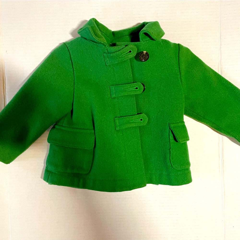 Old navy 2t emerald green peacoat